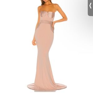 Zhivago Pink Strapless Gown